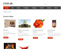 Tablet Screenshot of chilli.dk